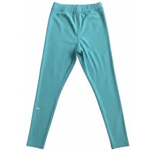 Alo Yoga Womens Ribbed High Waist Blissful Leggings Size 22x24'(S)Emerald Green